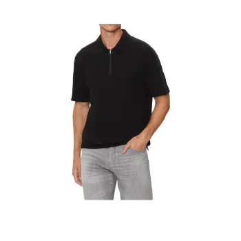 ARMANI EXCHANGE Zip down Collar Polo Shirt