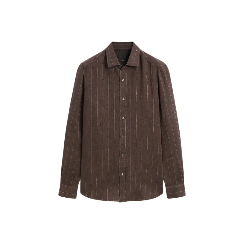 Massimo Dutti Shirt Men's Brown-0