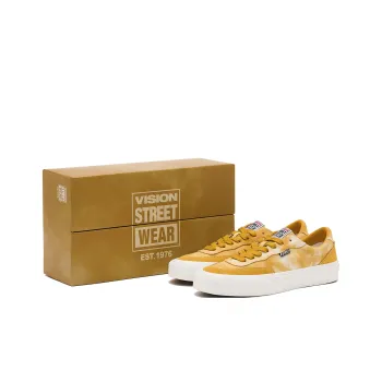 Vision Street Wear Flat Top Low Top Skateboard Shoes Unisex Sunflower Yellow