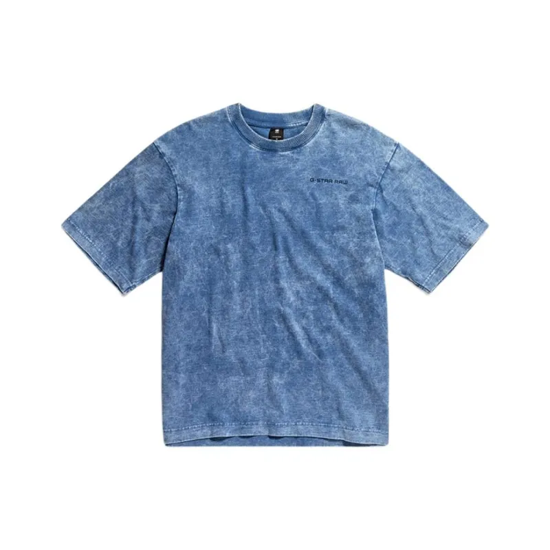 G-STAR RAW Drop Shoulder Sleeve T-Shirt Men's Pale Blue-0