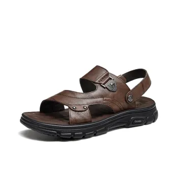 CAMEL Beach Sandals Men Brown, Black