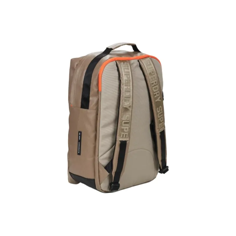 SUPERDRY Polyester Backpack Tubas Unisex Brown-2