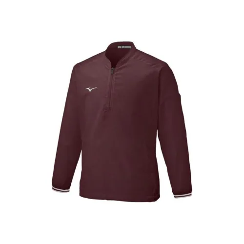Mizuno Sweatshirt Men's Red Brown