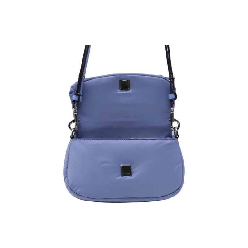 TORY BURCH Fabric Crossbody Bag, Shoulder Bag Women's Blue-4