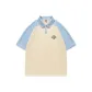 Beige Apricot & Light Blue