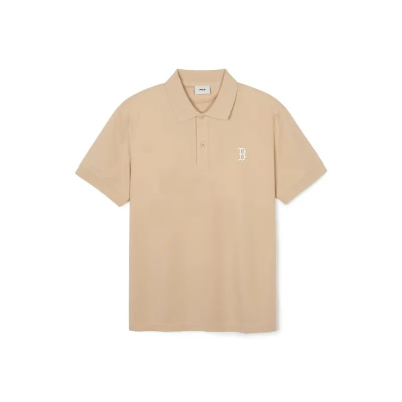 MLB Boston Red Sox Polo Shirts Unisex Apricot-0
