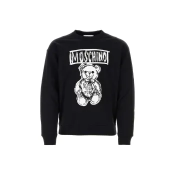 MOSCHINO Robot Bear Long Sleeved Sweatshirt
