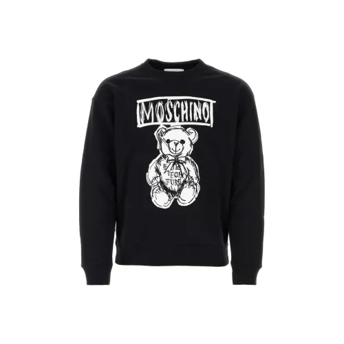 MOSCHINO Robot Bear Long Sleeved Sweatshirt