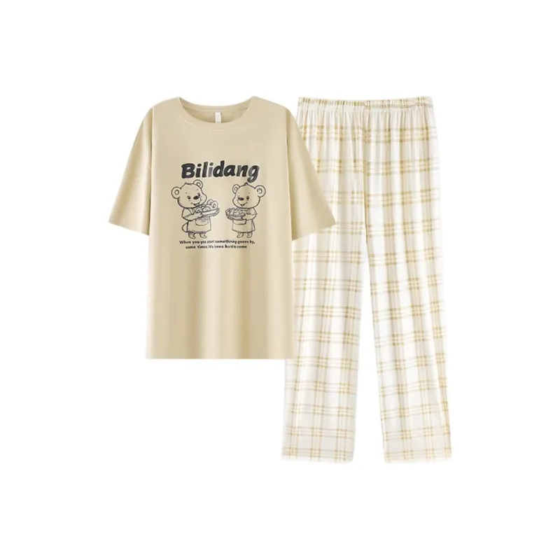 7 SEVFUN Pajama Set Women's Tea Apricot-0