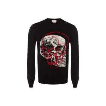 Alexander McQueen Sweaters Men Black