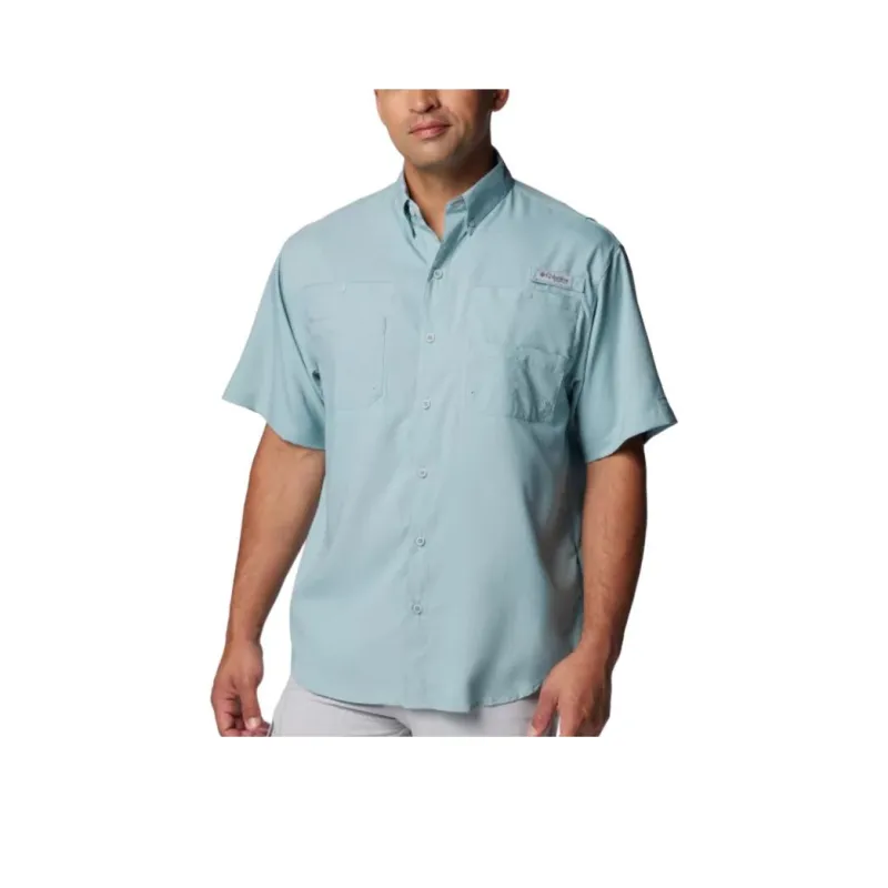 Columbia PFG Tamiami™ II Shirt Men's Pink Blue-0