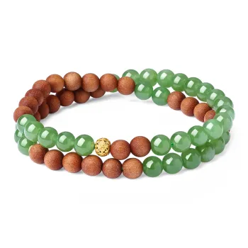 LAOMIAO Hetian Jade Green Jade Women's