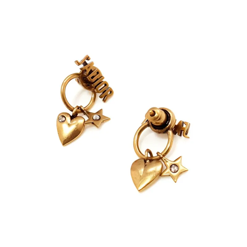 DIOR Metal Earrings Women's Gold-1