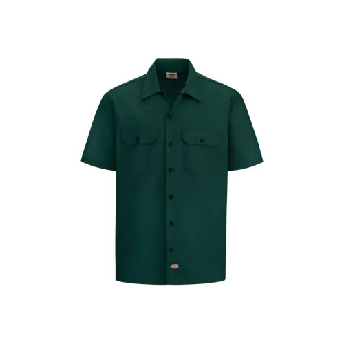 Dickies SHORT-SLEEVE TRADITIONAL WORK SHIRT Shirt Men's Green