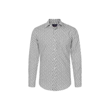Paul & Shark Yachting Shirt Men's White Base With Subtle Floral
