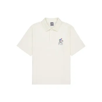 New Balance Polo Shirt Unisex White