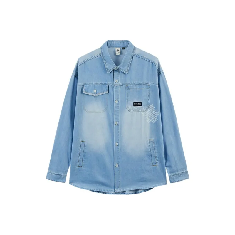 ONIARAI Shirts Men Denim Blue 72-0