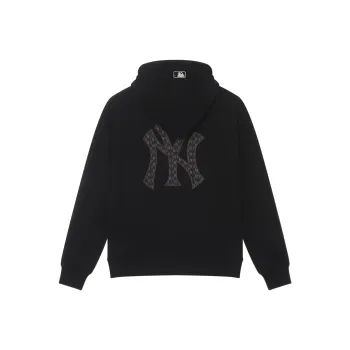 MLB MONOGRAM Collection New York Yankees 24FW Pullover Hoodie Unisex Black