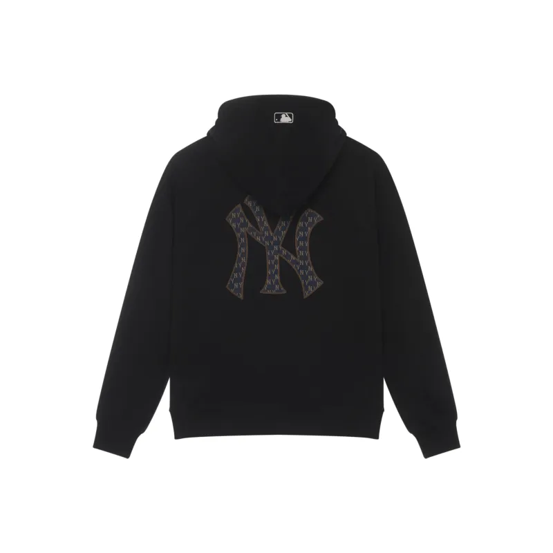 MLB MONOGRAM Collection New York Yankees 24FW Pullover Hoodie Unisex Black-0