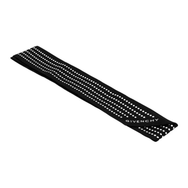 Givenchy Silk, Silk Scarves Unisex Black-2
