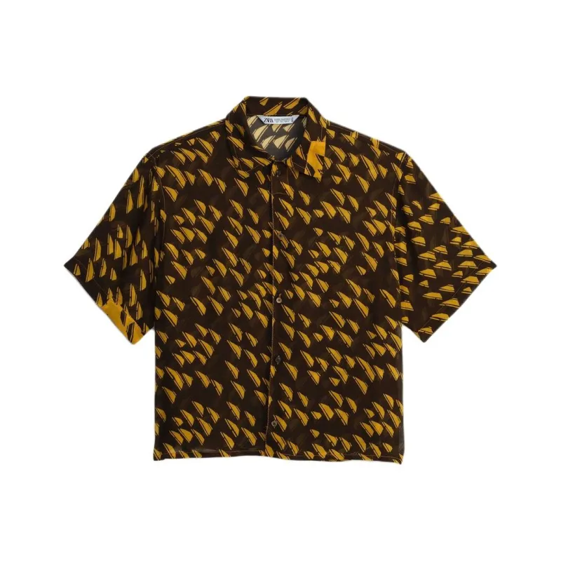 ZARA Shirts Men Print-0