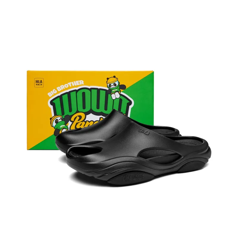 HLA Panda Wowo Series Wrap toe Slippers Men's-0
