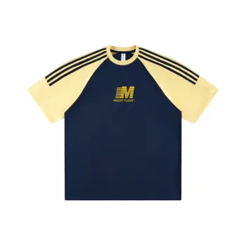 MXDT T Shirt Unisex Navy Blue & Yellow