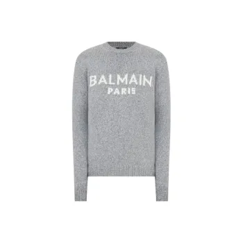 BALMAIN Sweaters Men Gray