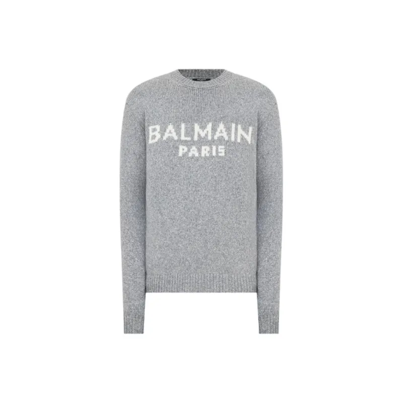 BALMAIN Sweaters Men Gray-0