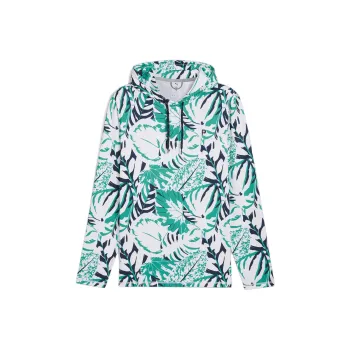 PUMA X PtcPalm Tree Crew Sweatshirt Men's Mint Green 02