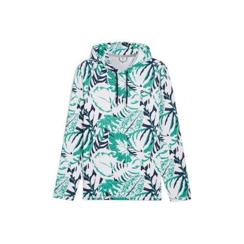 PUMA X PtcPalm Tree Crew Sweatshirt Men's Mint Green 02