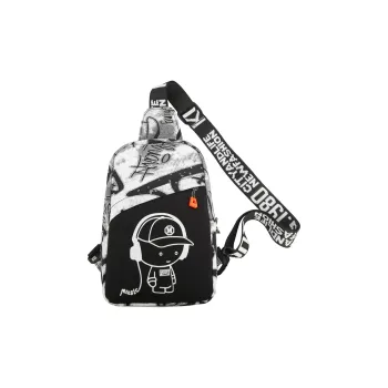 Ceion Keust Oxford Sling Bag Unisex Multicolor