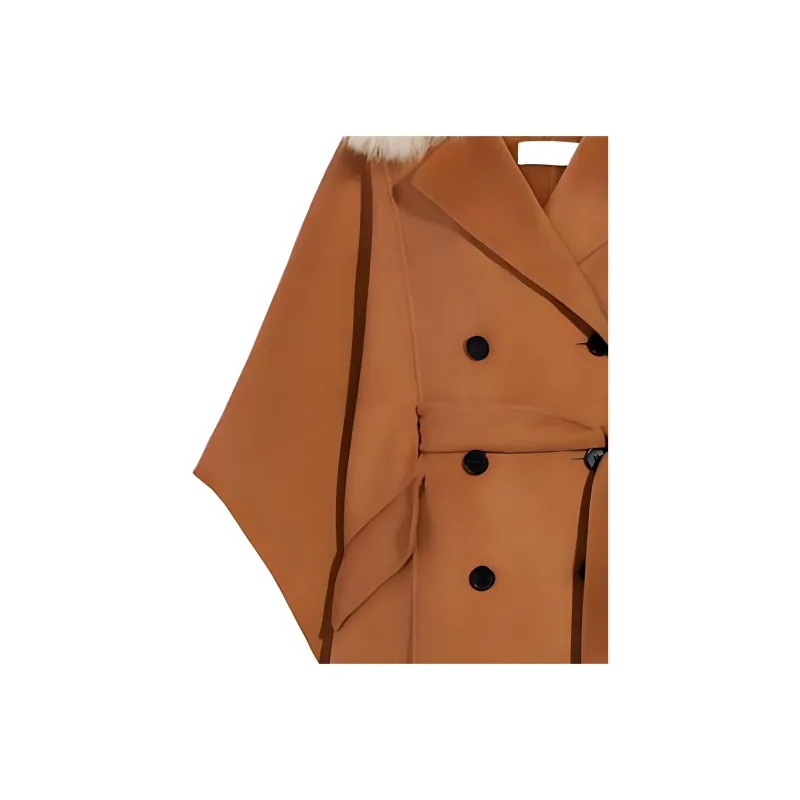 COACH Velvet Jackets Women's Camel-4