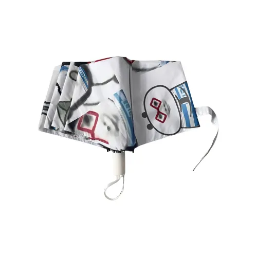 SMITH CHU Funny Meme Umbrella Automatic Vinyl Sunny And Rainy Dual Use Sun Umbrella With UV Protection