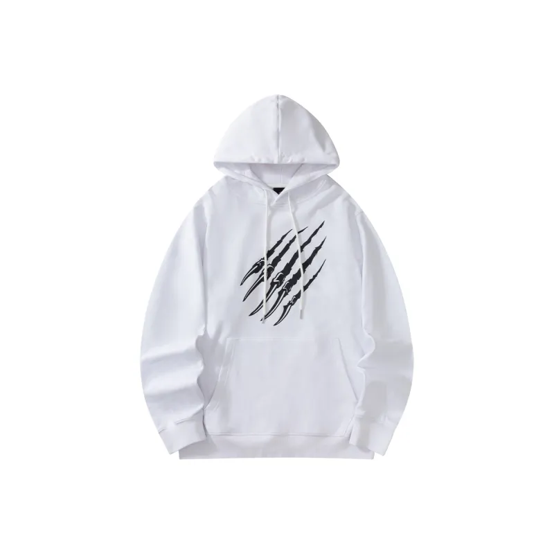 Suamoment American Trendy Casual Loose Fit Sweatshirt Couple Top Unisex-8