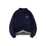 Navy Blue (QA Global Circle Chest Logo)