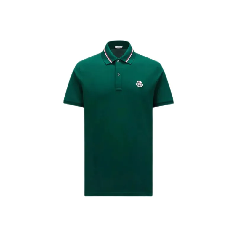 Moncler Polo Shirts Men Green-0