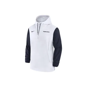 Nike Michigan State Spartans Sideline Pre Game Player Men's Nike College 1/2 Zip Hooded Jacket