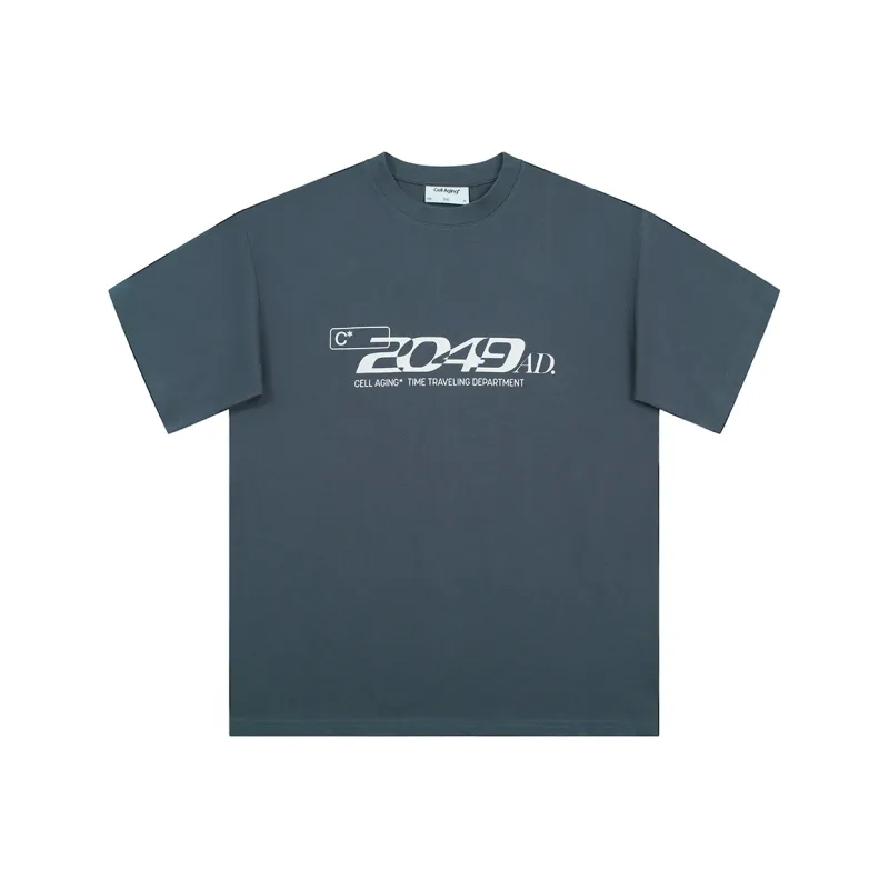 CELL AGING T Shirt Unisex Smoke Blue-0