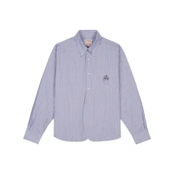 Brain Dead BROOKS BROTHERS Collaboration Shirts Unisex Blue
