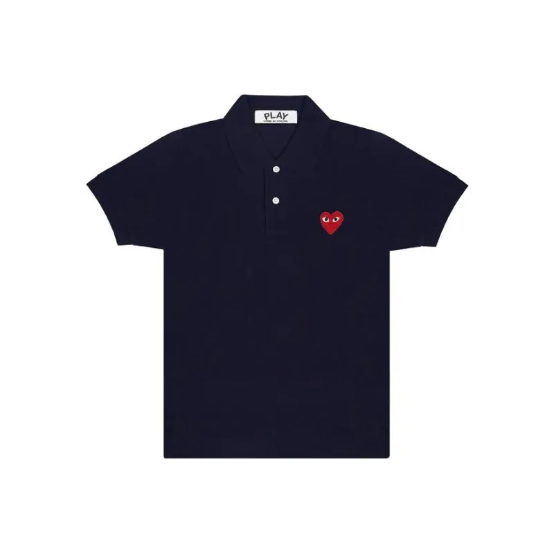 CDG Play Polo Shirt Unisex Navy-0