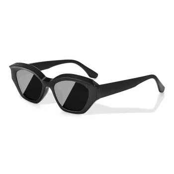 PULAIS TR/Memory Plastic Cat Eye Sunglasses Men's