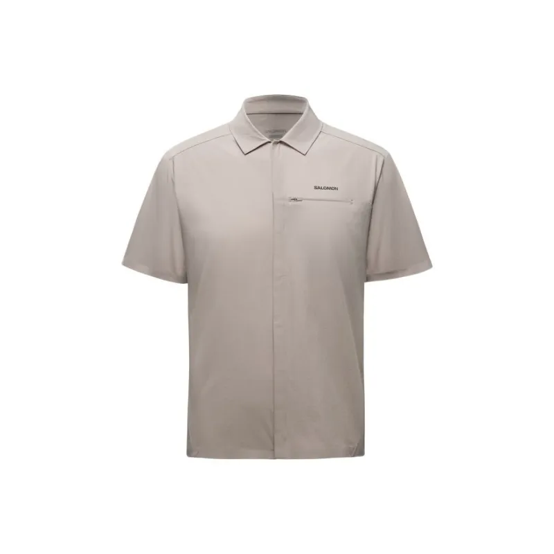 SALOMON Shirt Men's Ethereal Brown-0