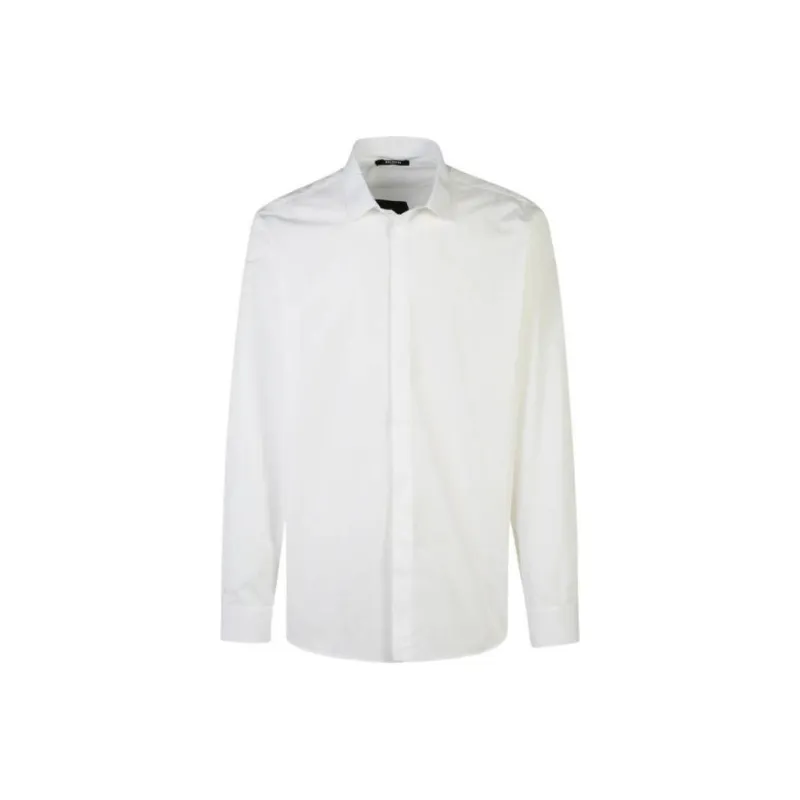 BALMAIN Collared Long Sleeve Shirt-0