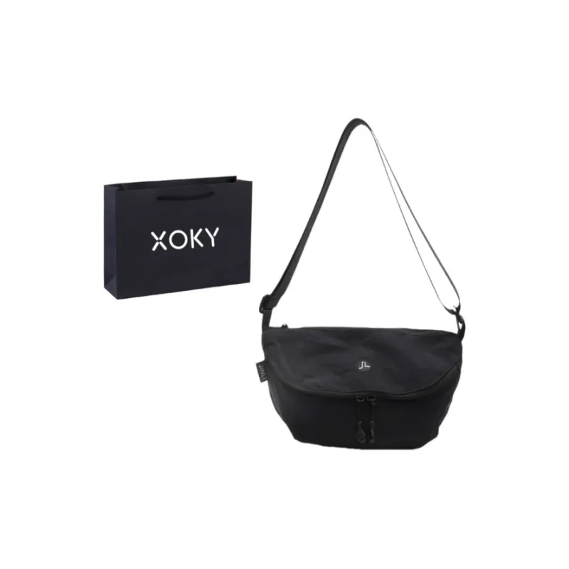 XOKY Fabric Shoulder Bag, Crossbody Bag Unisex Multicolor-2