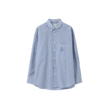WOOYOUNGMI Shirts Men Blue