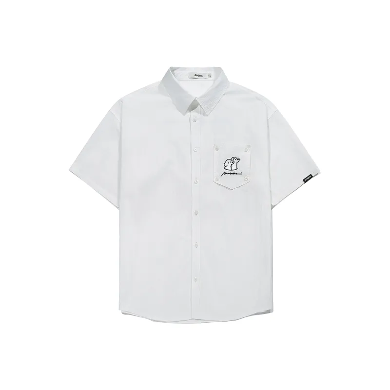 Guuka x Matsui Shirt Unisex White-0