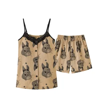 FENTENGCARE Pajama Set Women's Bronze