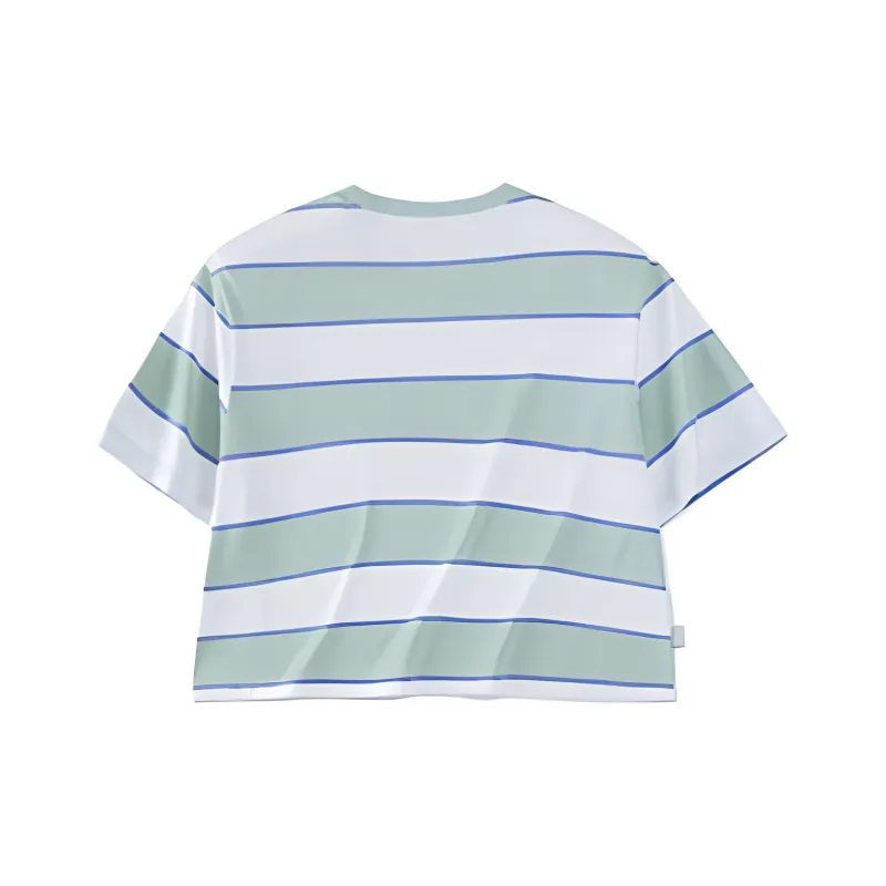Anta Life Collection Sports Life Collection Drop Shoulder Sleeve T Shirt Women's Mugwort Green-1