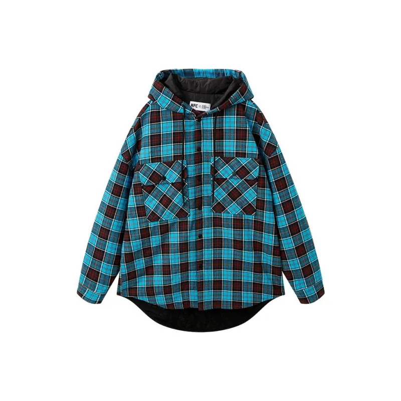 NPC Shirts Unisex Blue Plaid-0